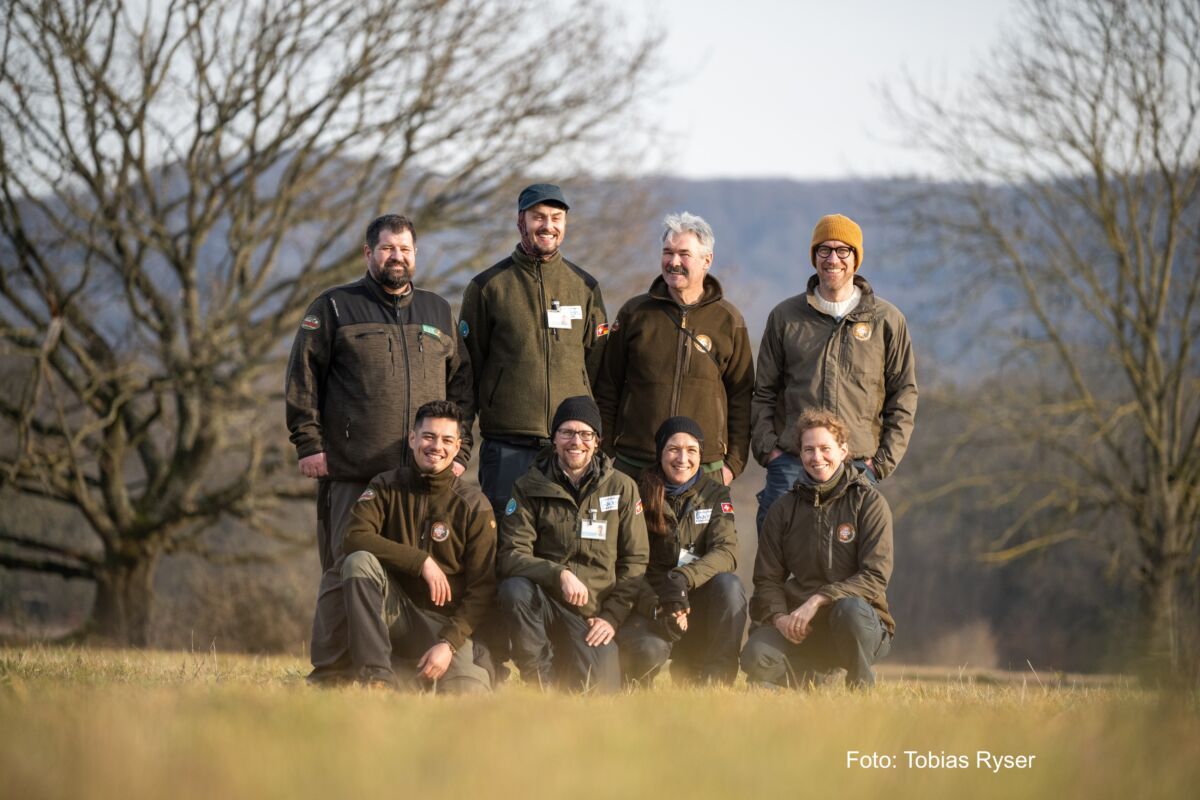 Teamfoto mit Personen von allen drei Diensten Tobias Ryser Kopie